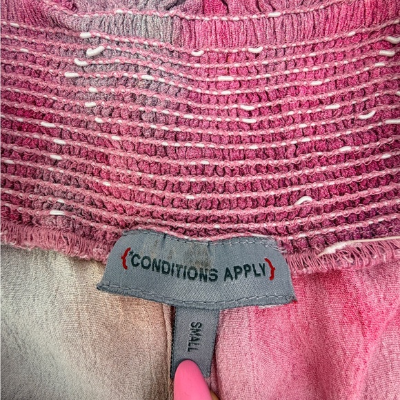 Vintage Conditions Apply Tie Dye Smocked Palazzo Pants Boho Festival Y2K Small - Picture 6 of 6